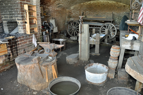 Blacksmith shop at Fort Gaines